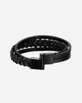 Pulsera de Cuero Trenzado Estilo Étnico