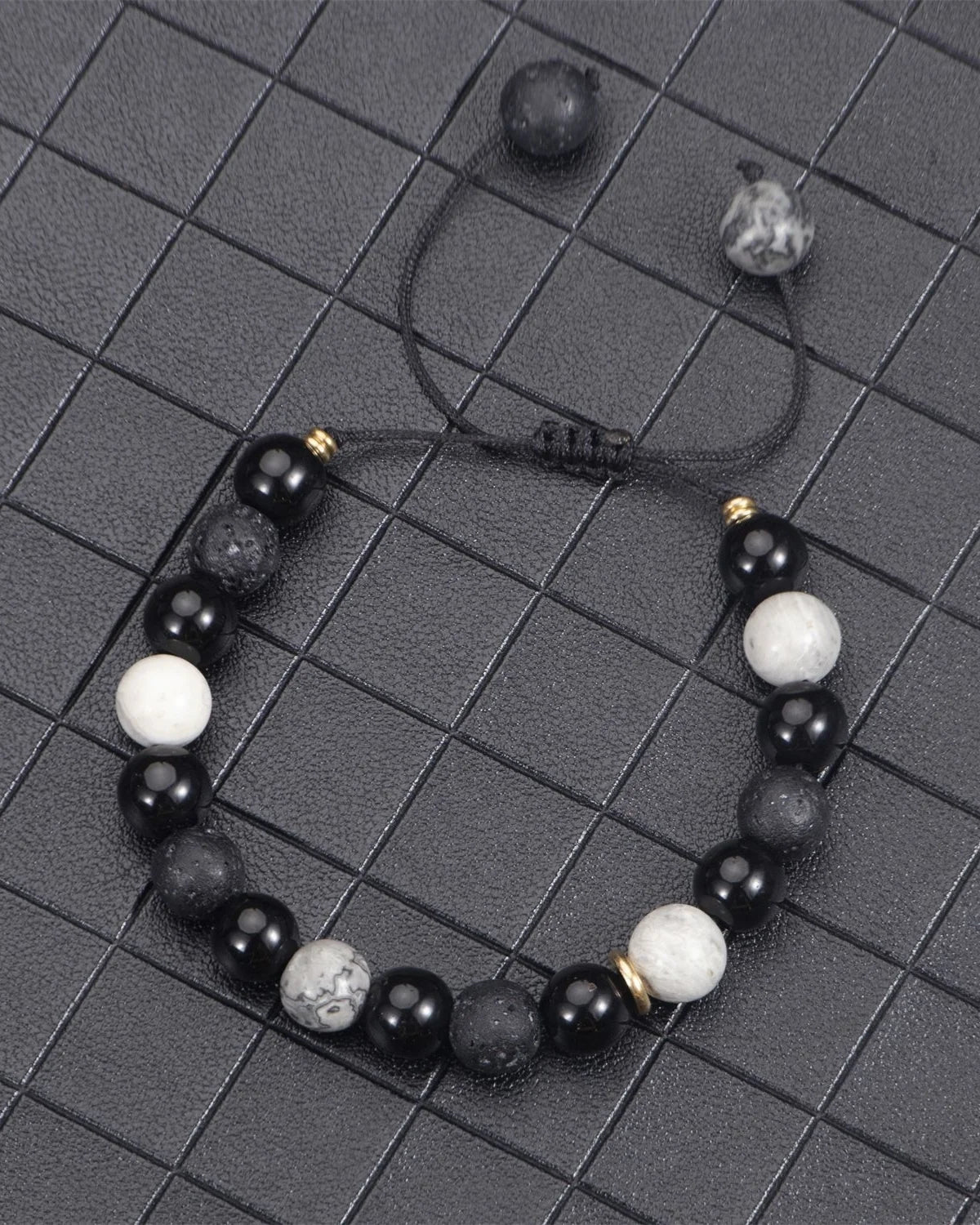 Set de Pulseras para Parejas de Piedras Naturales