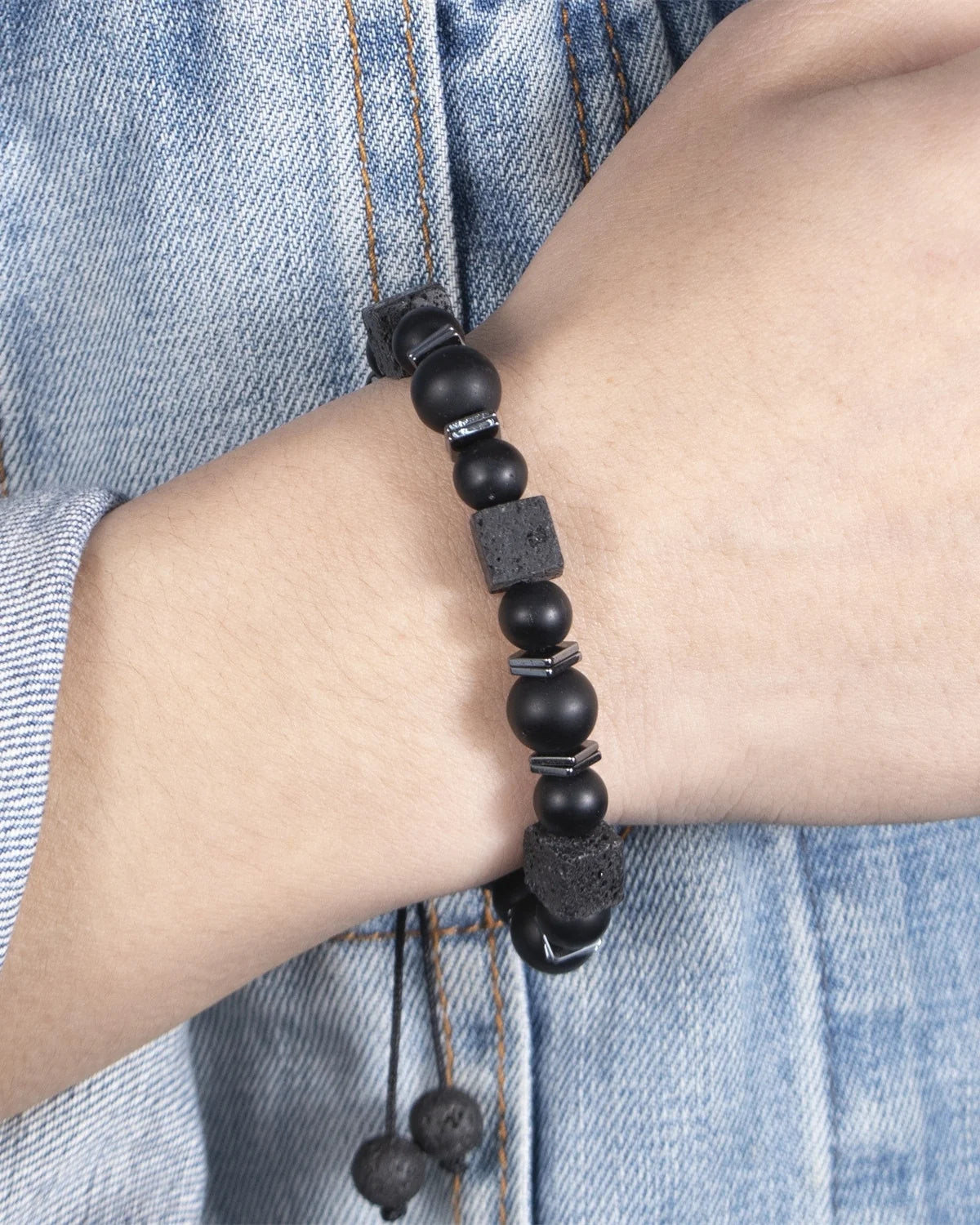 Set de Pulseras para Parejas de Piedras Naturales