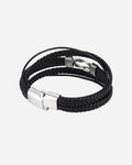 Pulsera de Cuero con Simbolo de Infinito Estilo Punk